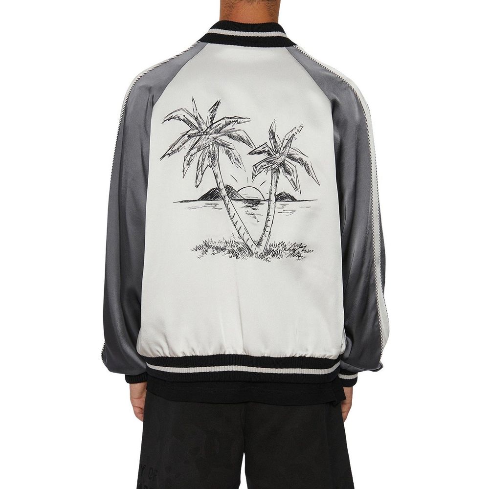 Palm Angels siva bomber jakna