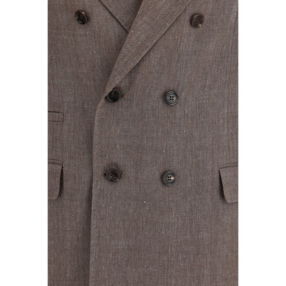 Brunello Cucinelli Smeđi blazer NOVA KOLEKCIJA