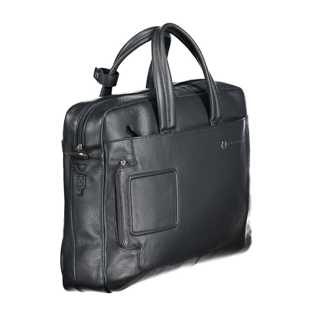 Piquadro Plava kožna business torba