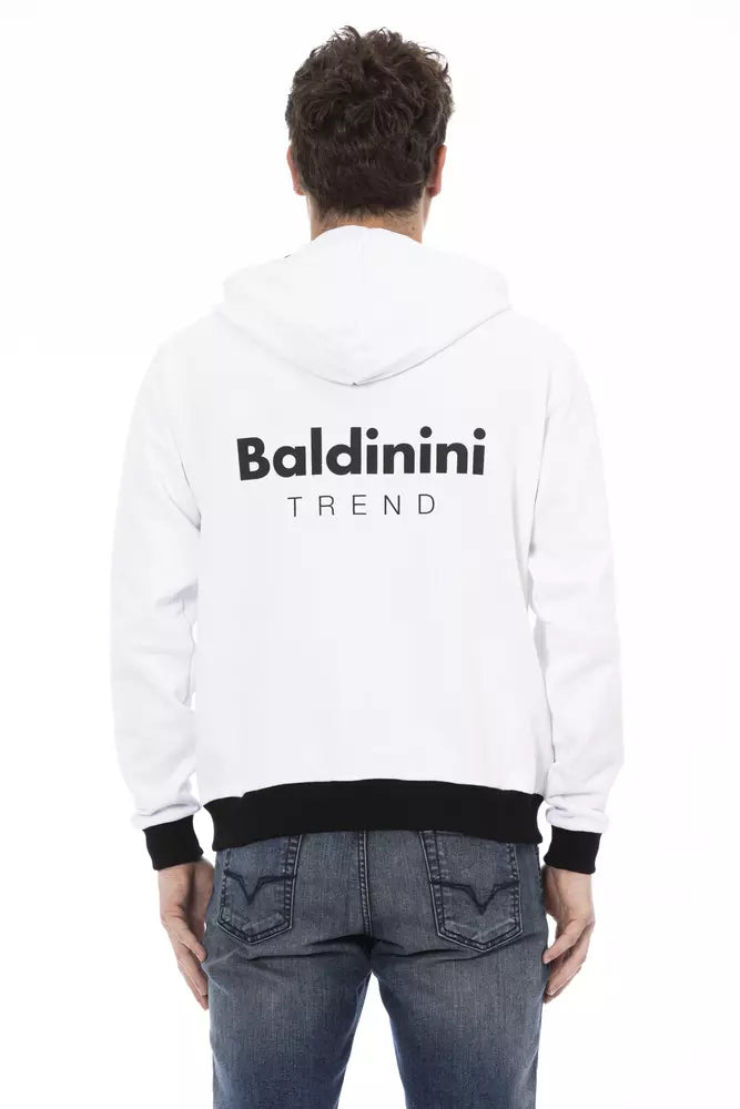 Baldinini muška bijela dukserica