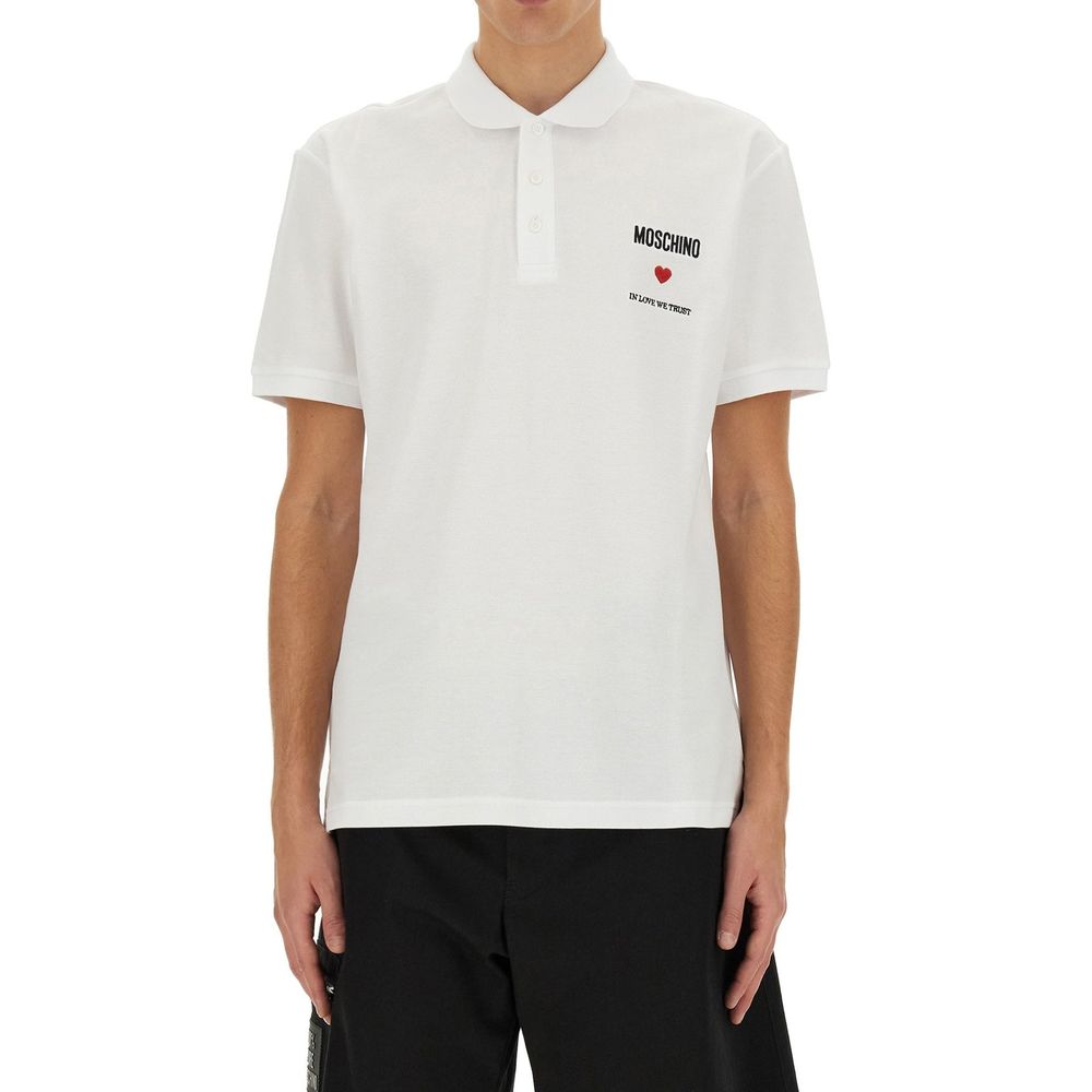 Moschino Couture Bijela polo majica