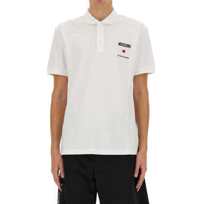 Moschino Couture Bijela polo majica