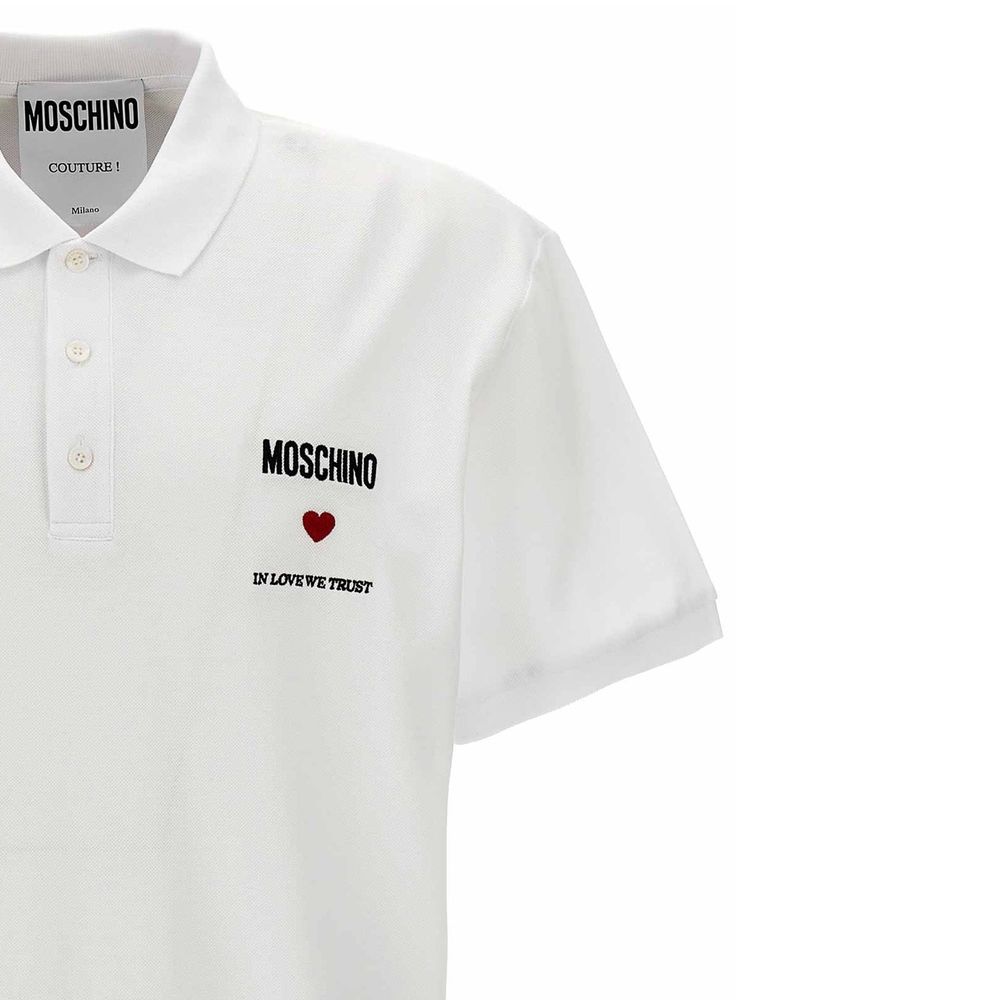 Moschino Couture Bijela polo majica