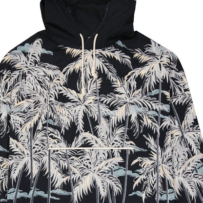 Palm Angels Crna dukserica s printom