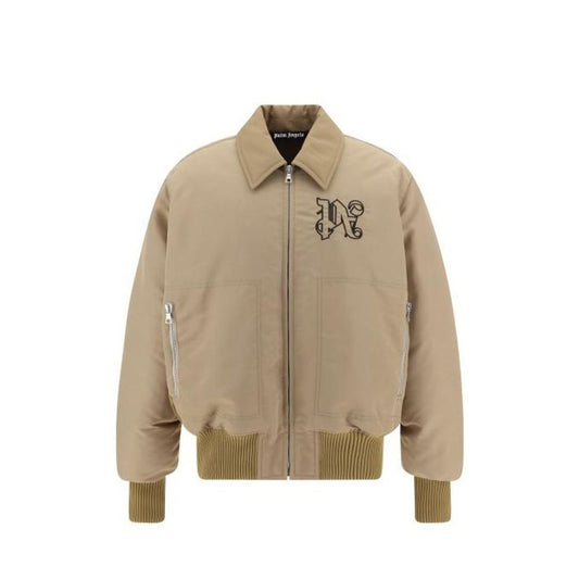 Palm Angels Bež bomber jakna