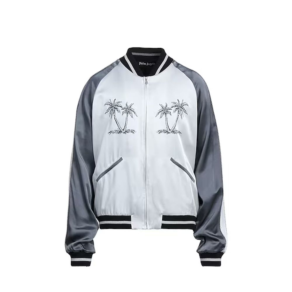 Palm Angels siva bomber jakna