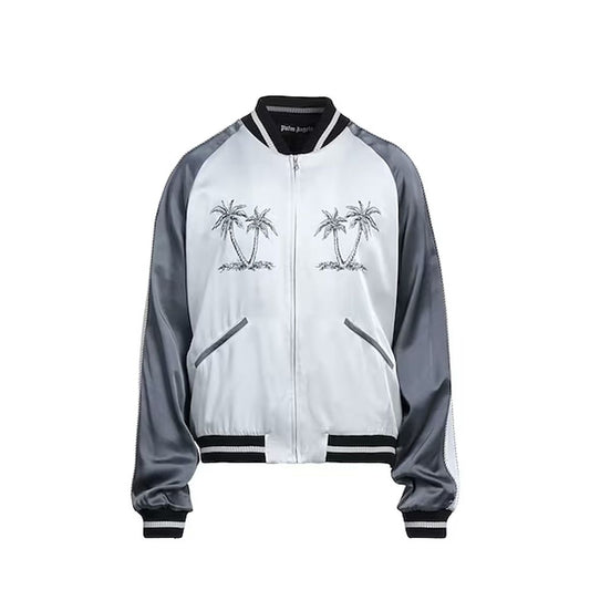 Palm Angels siva bomber jakna