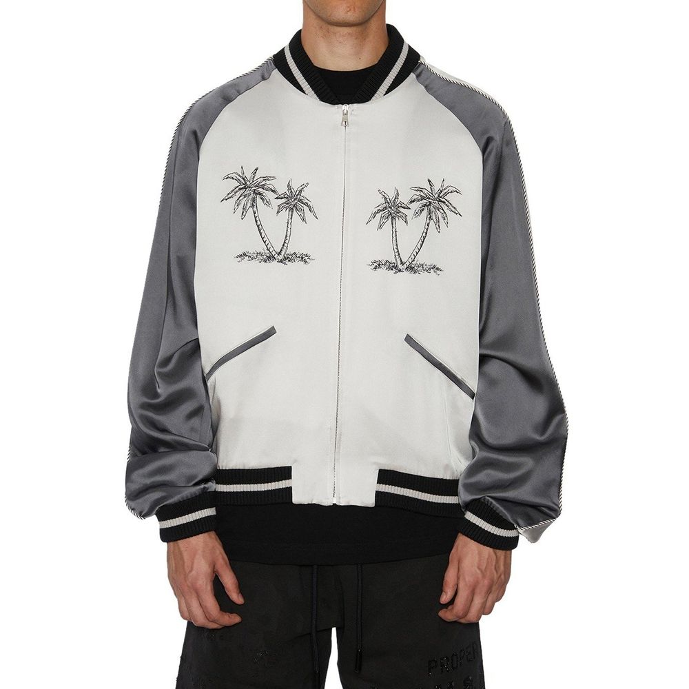 Palm Angels siva bomber jakna