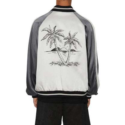 Palm Angels siva bomber jakna