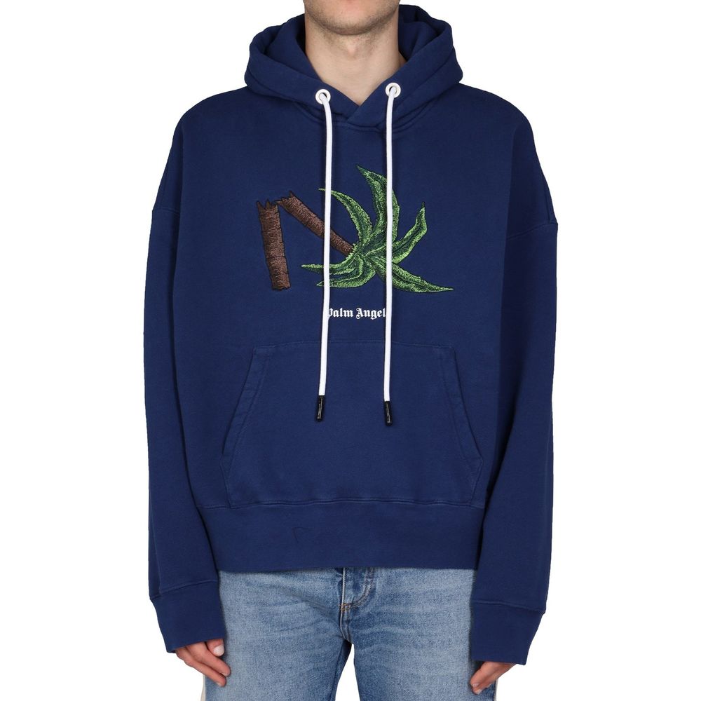 Palm Angels Plava Dukserica