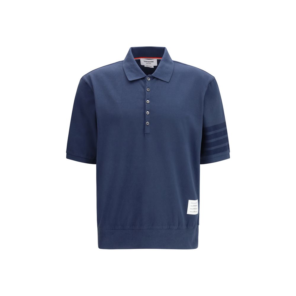 Thom Browne Plava polo majica kratki rukav NOVA KOLEKCIJA