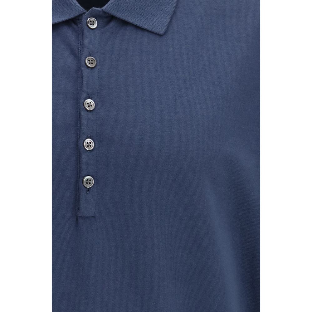 Thom Browne Plava polo majica kratki rukav NOVA KOLEKCIJA