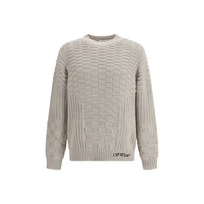 Off-White Bež džemper NOVA KOLEKCIJA