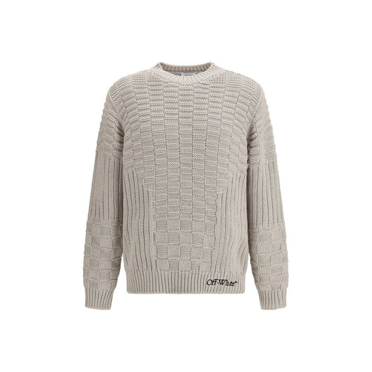 Off-White Bež džemper NOVA KOLEKCIJA