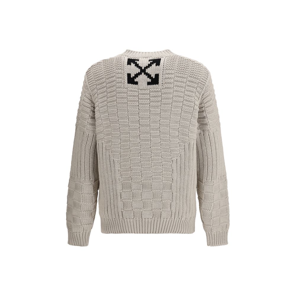Off-White Bež džemper NOVA KOLEKCIJA