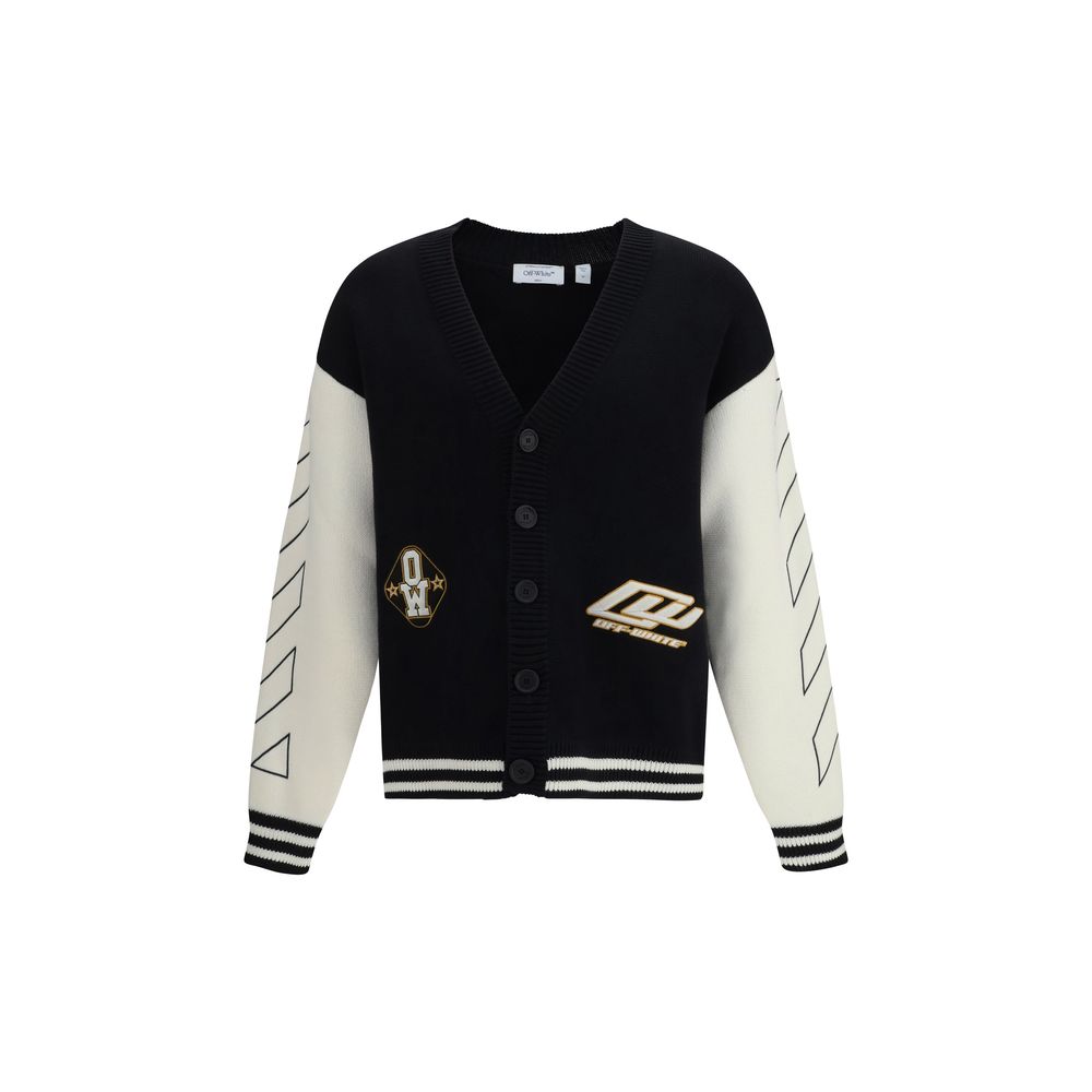Off-White Crni Kardigan