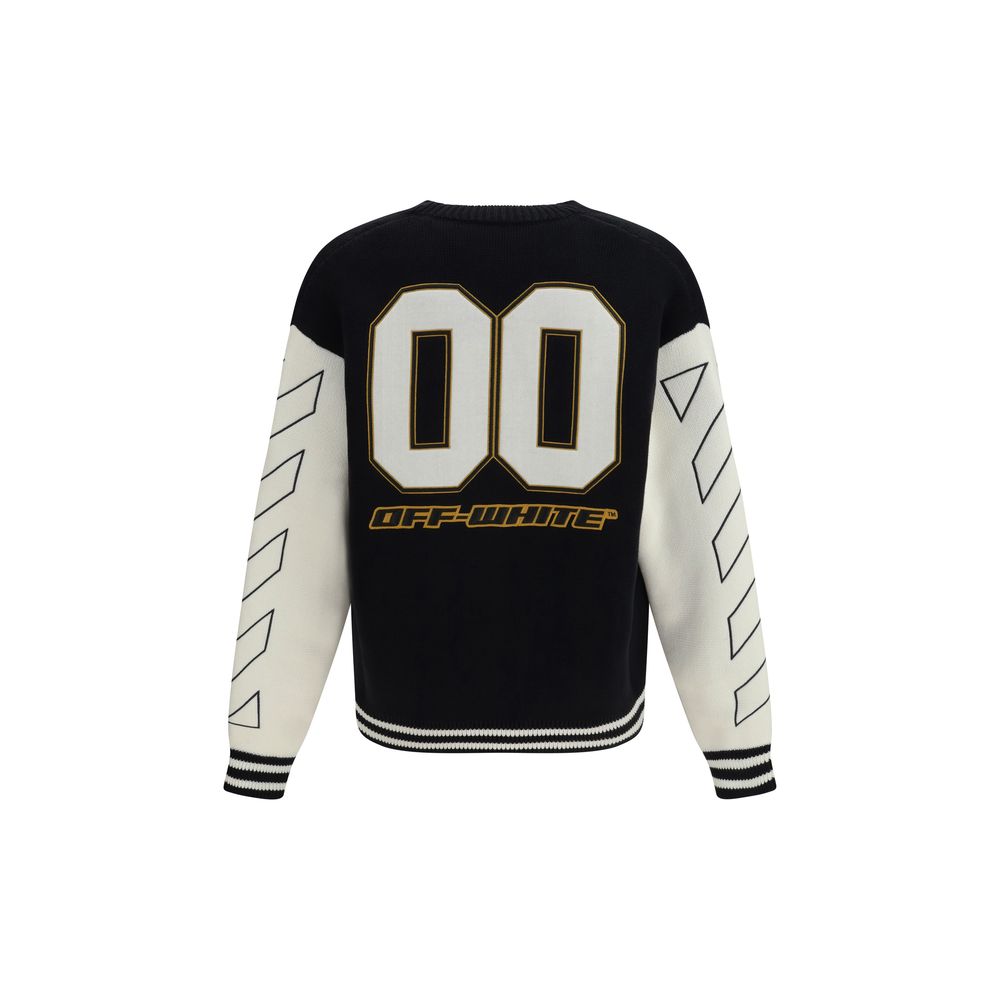 Off-White Crni Kardigan