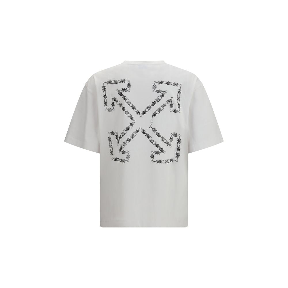 Off-White Bijela Chain Araldic majica kratki rukav NOVA KOLEKCIJA