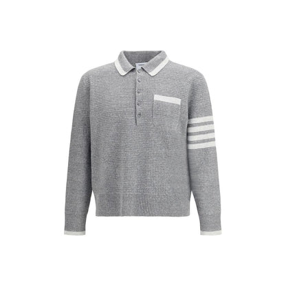 Thom Browne Pletena Polo Majica dugi rukav Nova Kolekcija