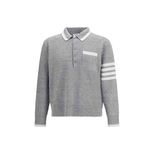 Thom Browne Pletena Polo Majica dugi rukav Nova Kolekcija