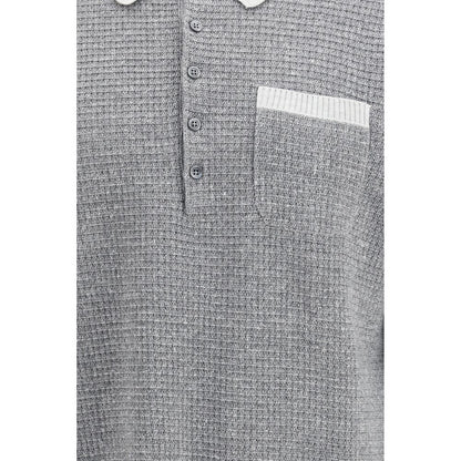 Thom Browne Pletena Polo Majica dugi rukav Nova Kolekcija