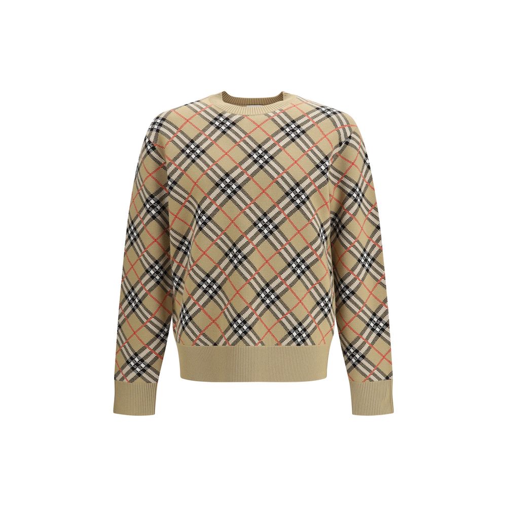 Burberry Bež karirani džemper NOVA KOLEKCIJA