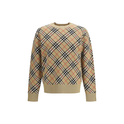 Burberry Bež karirani džemper NOVA KOLEKCIJA