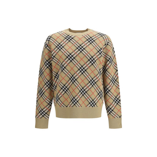 Burberry Bež karirani džemper NOVA KOLEKCIJA