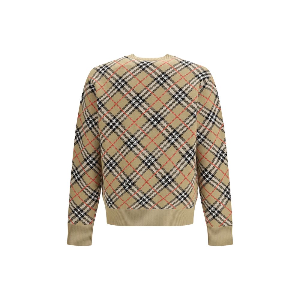 Burberry Bež karirani džemper NOVA KOLEKCIJA