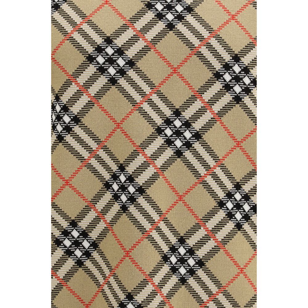 Burberry Bež karirani džemper NOVA KOLEKCIJA