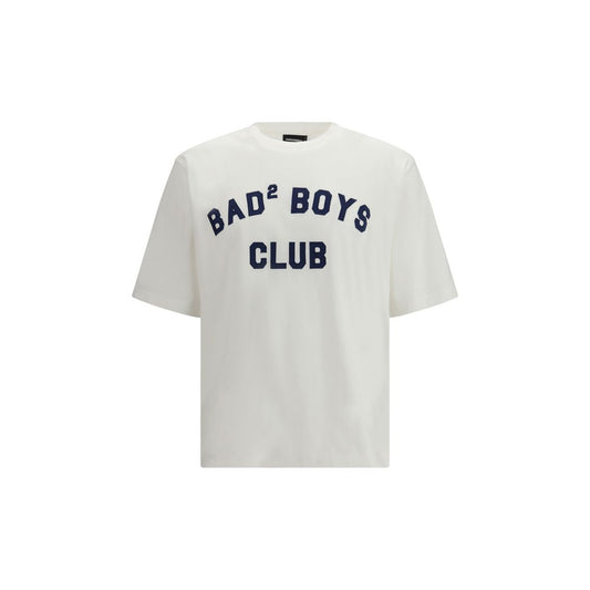 Dsquared² Bijela majica Bad Boys Club NOVA KOLEKCIJA