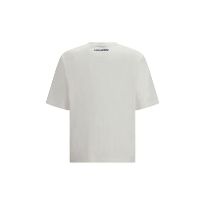 Dsquared² Bijela majica Bad Boys Club NOVA KOLEKCIJA
