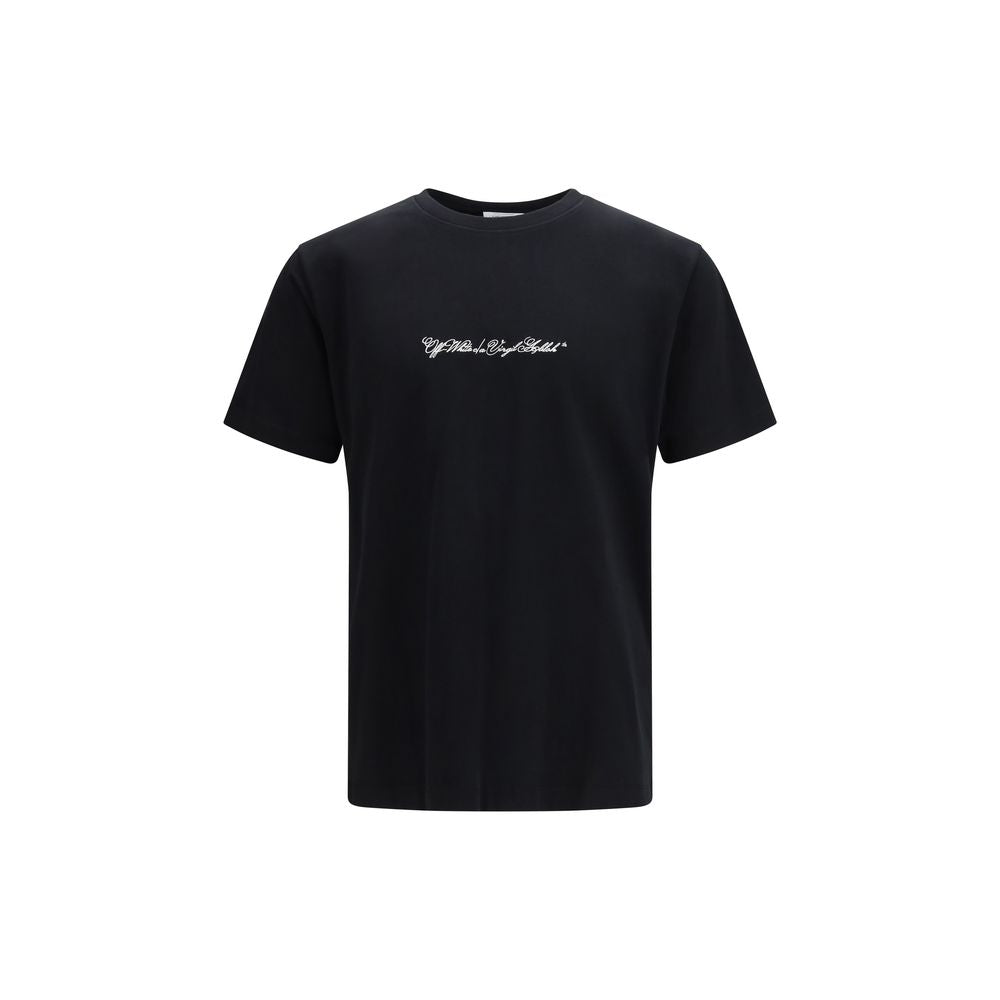 Off-White Crna Script Arrow majica kratki rukav NOVA KOLEKCIJA