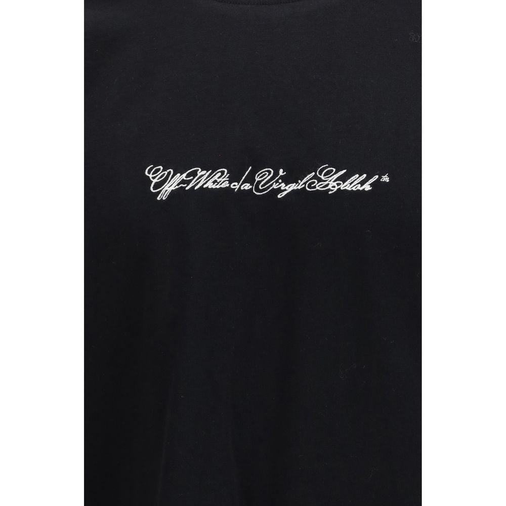Off-White Crna Script Arrow majica kratki rukav NOVA KOLEKCIJA
