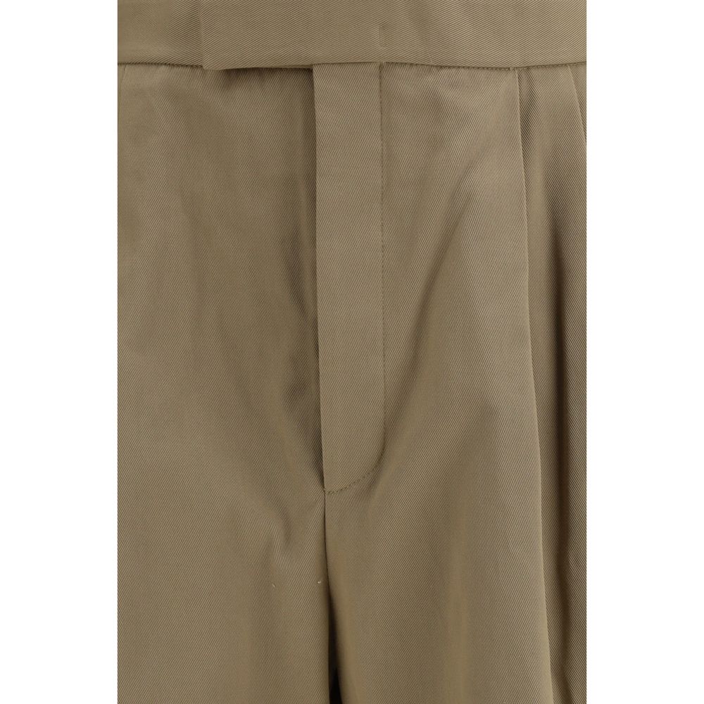 Thom Browne Bež hlače NOVA KOLEKCIJA