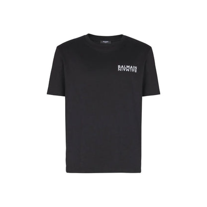 Balmain Crna pamučna majica