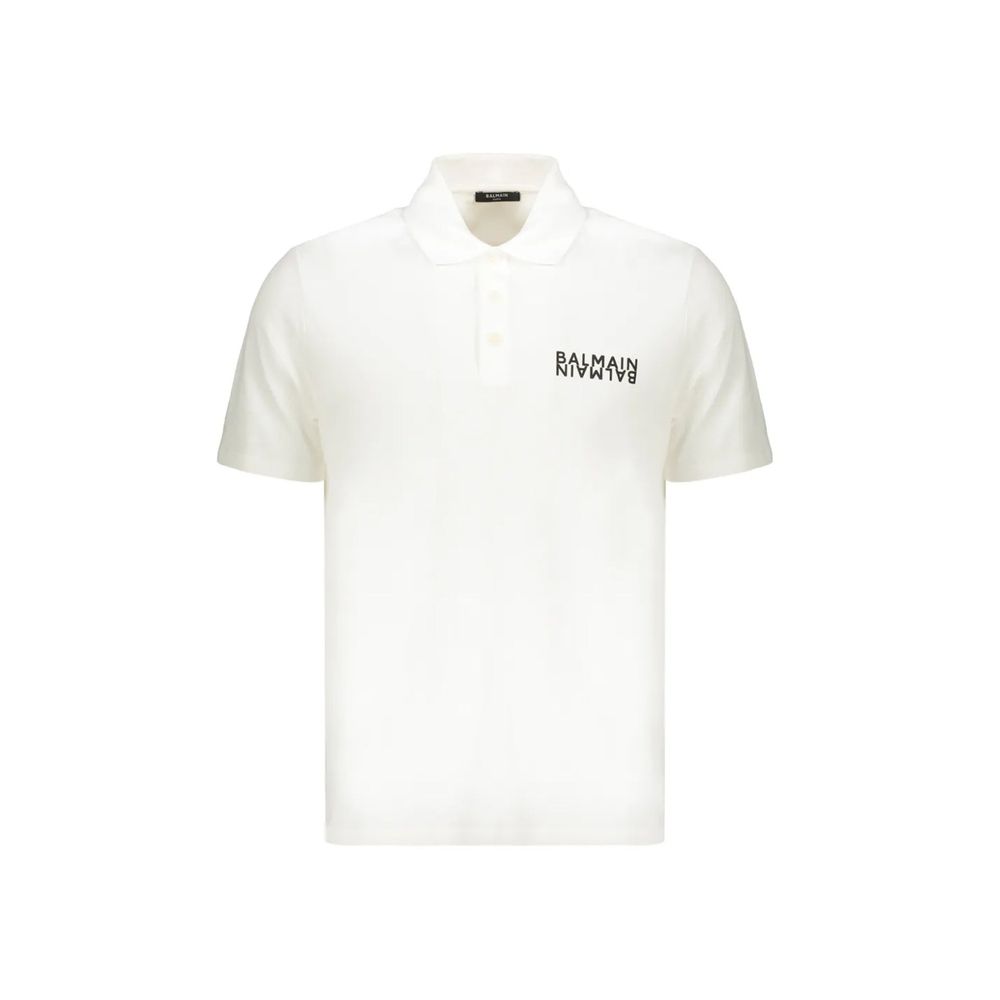 Balmain Bijela polo majica kratki rukav