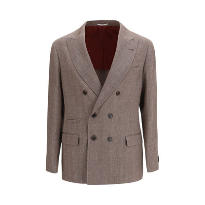 Brunello Cucinelli Smeđi blazer NOVA KOLEKCIJA