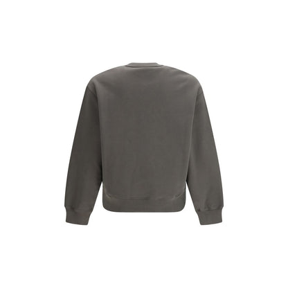Maison Kitsuné Smeđa majica dugi rukav NOVA KOLEKCIJA