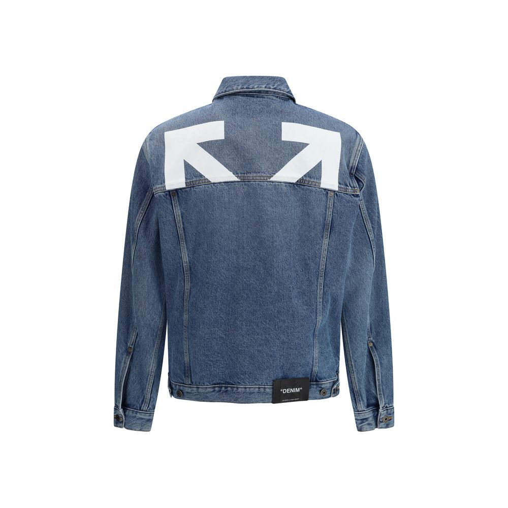 Off-White Plava denim jakna NOVA KOLEKCIJA