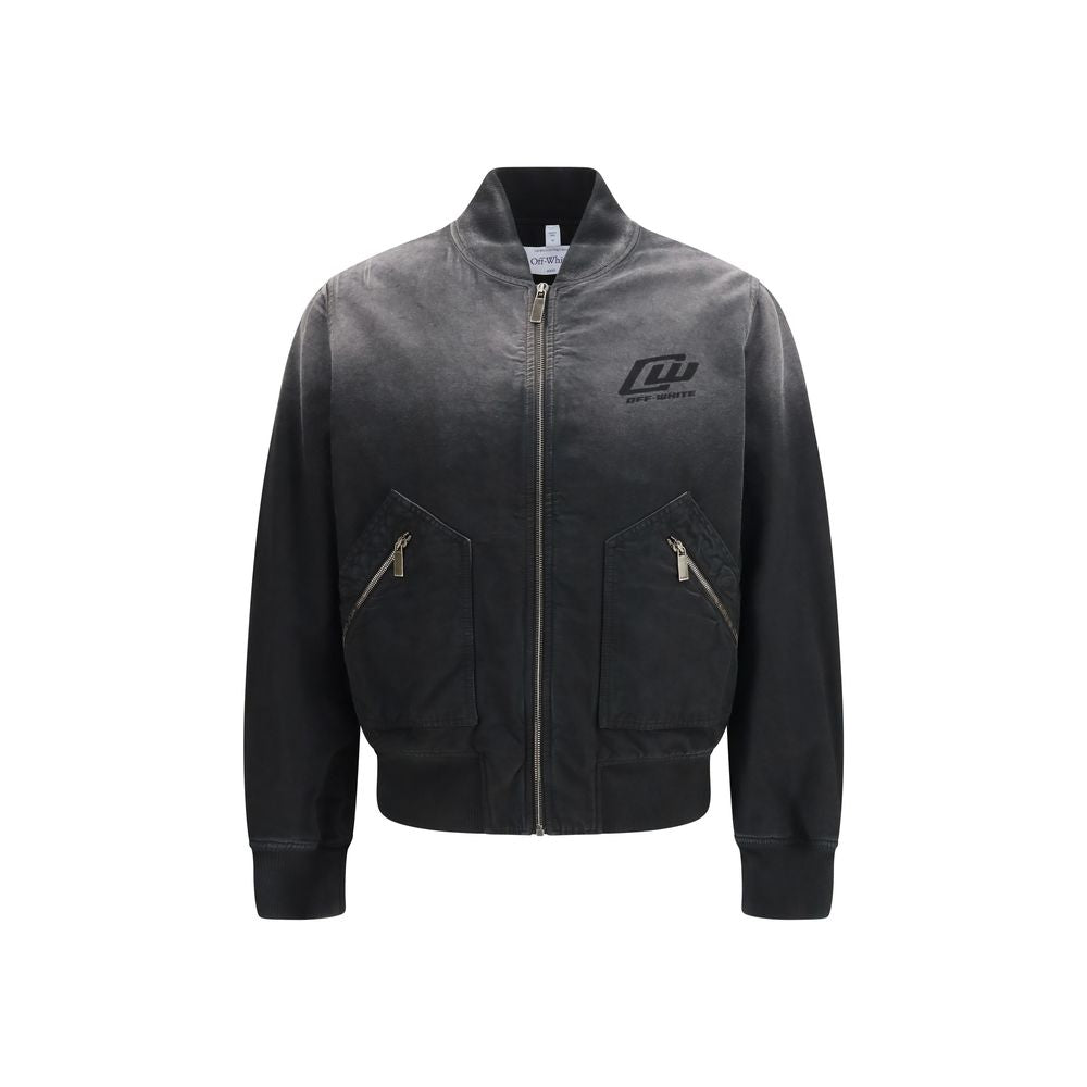 Off-White Crna Bomber jakna NOVA KOLEKCIJA