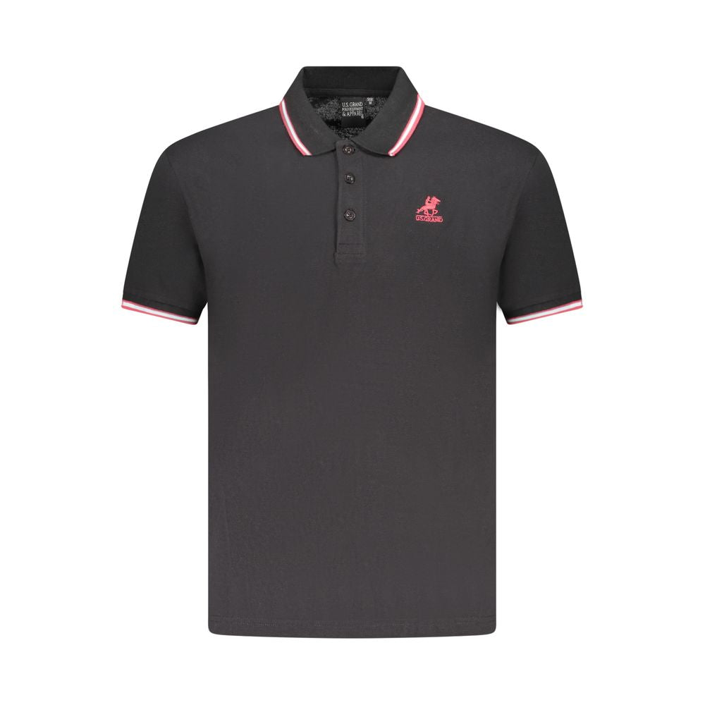 U.S. Grand Crna polo majica
