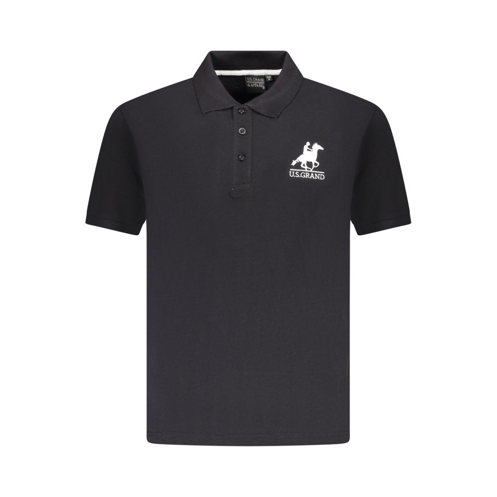 U.S. Grand Crna polo majica kratki rukav