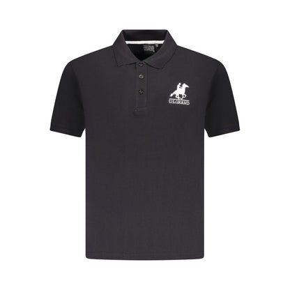 U.S. Grand Crna polo majica kratki rukav