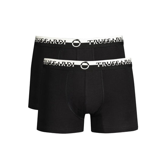Trussardi Crne bokserice 2u1