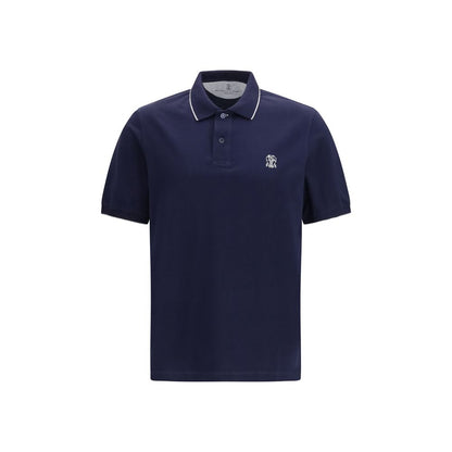 Brunello Cucinelli plava polo majica NOVA KOLEKCIJA