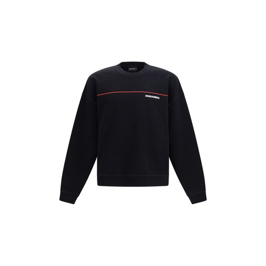 Dsquared² Crna majica dugi rukav NOVA KOLEKCIJA