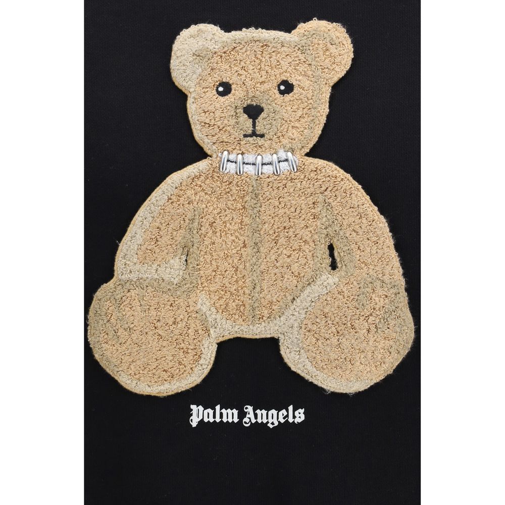Palm Angels crna majica s medvjedićem NOVA KOLEKCIJA