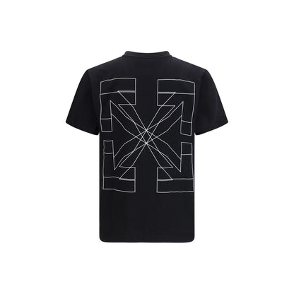 Off-White crna Big Double Arrow majica kratki rukav NOVA KOLEKCIJA