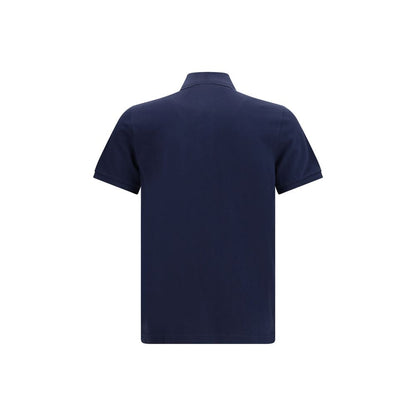 Moose Knuckles Plava Everett polo majica kratki rukav NOVA KOLEKCIJA